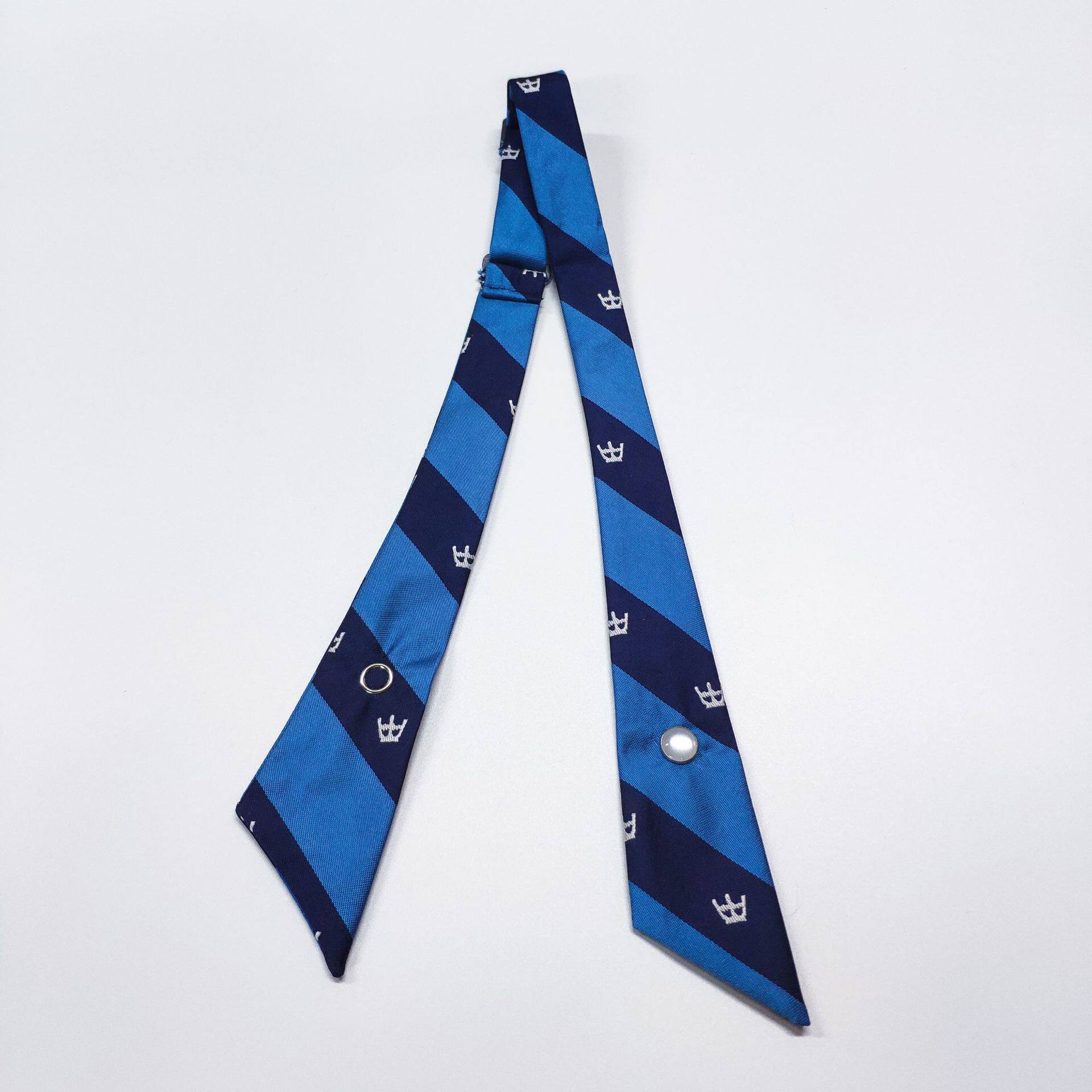 十字交叉领结女生蓝色皇冠校服学院继承者们同款领结