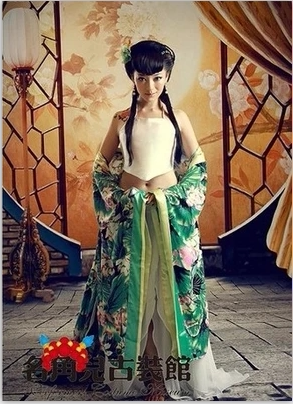 古装写真背景新款盘古女子影楼国风背景布类