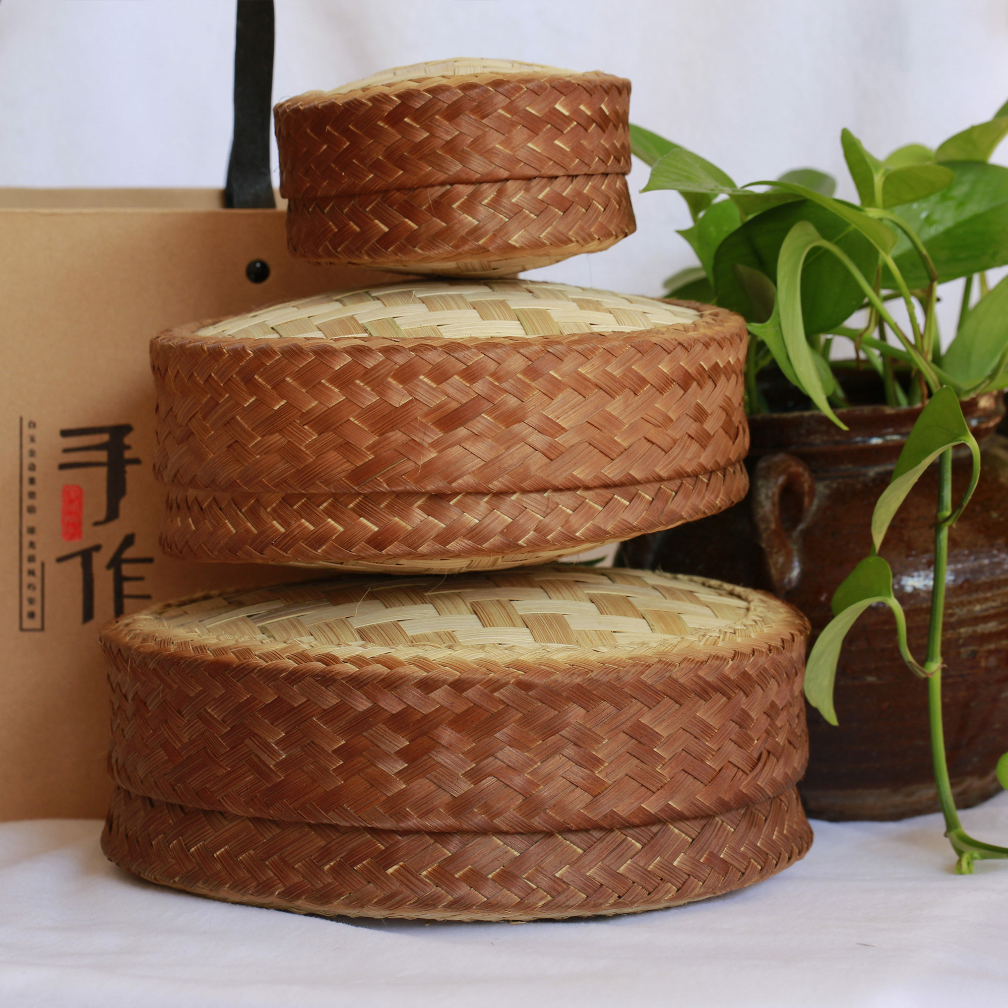 竹编万象王国秘境文化傣族传统工艺傣家竹编