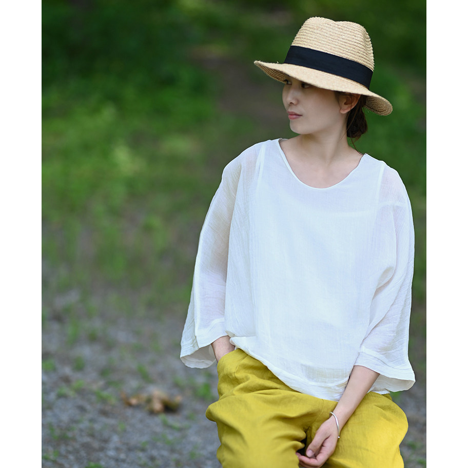 大鱼海棠纯麻上衣女纯亚麻苎麻女装文艺宽松简约衬衫