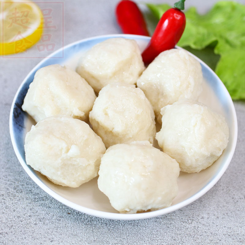 馨香鱼丸冷冻火锅丸子食材关东麻辣烫墨鱼丸