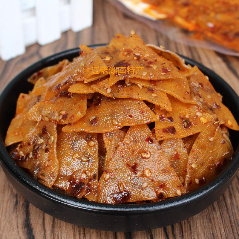 平江散装三角豆干250g嚼劲薄款百叶酱皮干手豆腐干