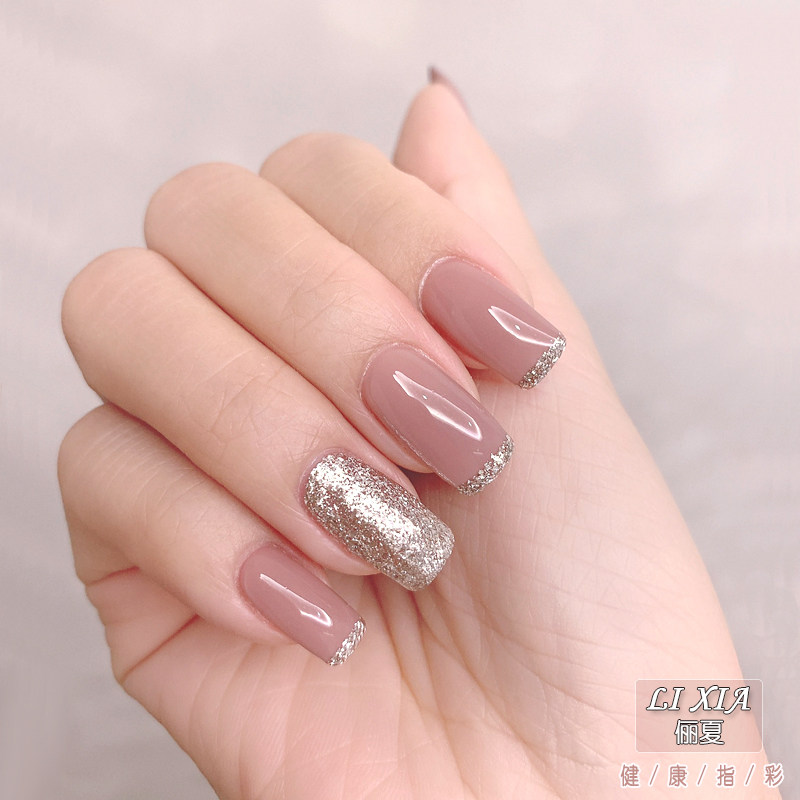 美甲冰透指甲油2022年新款流行色裸色网红款微光疗甲油胶