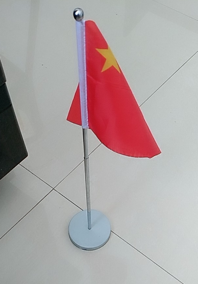 台旗不锈钢单杆桌国旗会议室签约仪式桌旗定制司旗桌旗