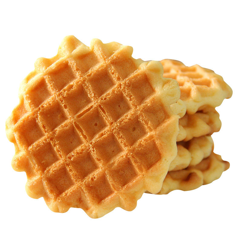 华夫饼干蛋黄煎饼传统糕点点心营养早餐代餐传统糕点