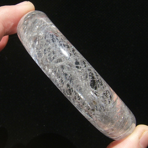 容月珠宝巴西银发幽灵冰霜雪花发晶天然水晶手镯手饰