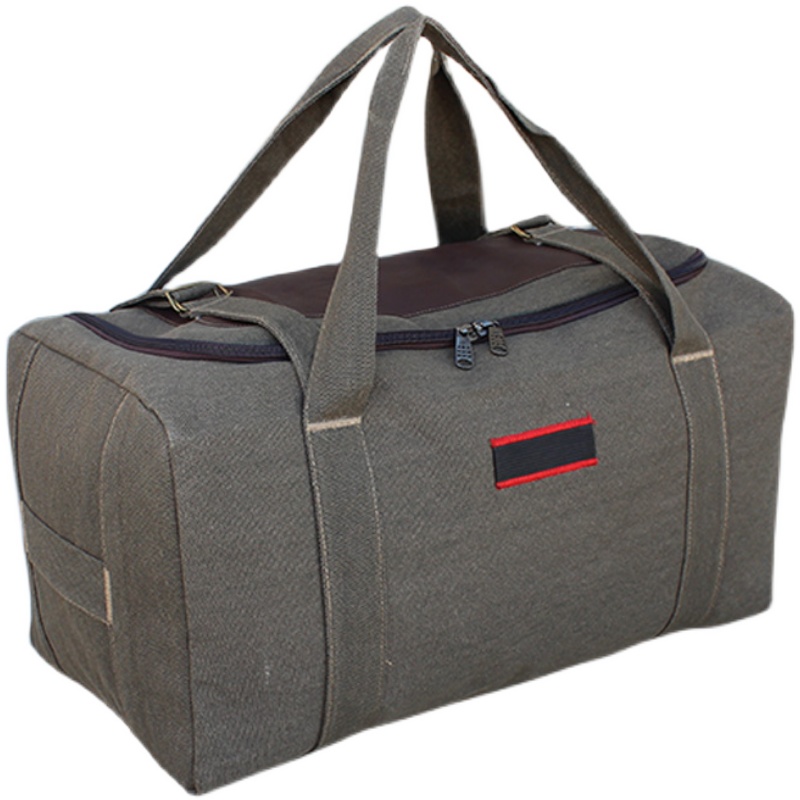 行李袋超大容量加厚帆布手提包外出打工旅行包单肩旅行袋