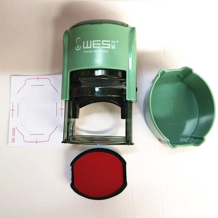 卓达万玺红绿壳回墨翻斗印章 已开发票收据出货定刻专作用章制