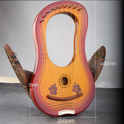 gecko壁虎莱雅琴小弦琴初学便携里尔琴里拉琴希腊乐器竖琴