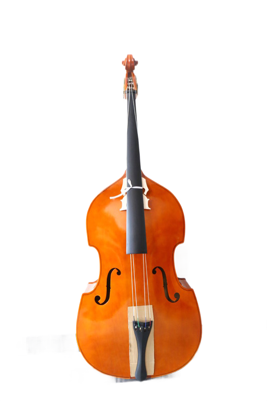 大提琴花纹低音贝司初学者手工低音提琴
