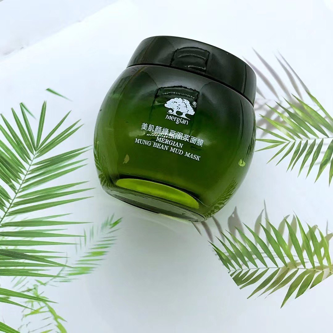 绿豆正品新款美肌颜泥浆面膜深层清洁控油收缩贴片面膜
