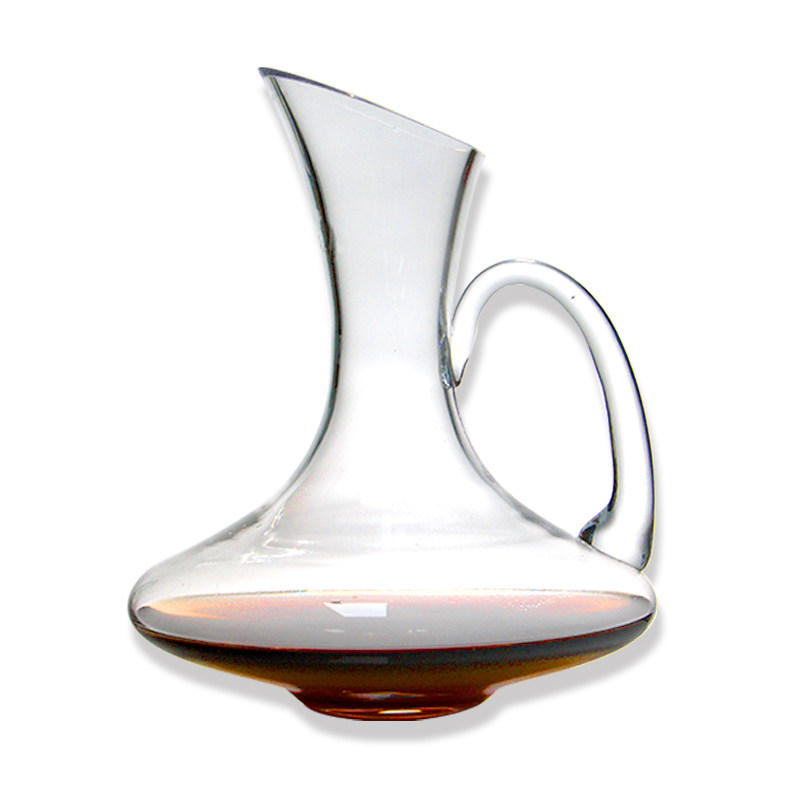 专业醒酒器 高档水晶醒酒器 红酒分酒器 带把手醒酒器快速醒酒器