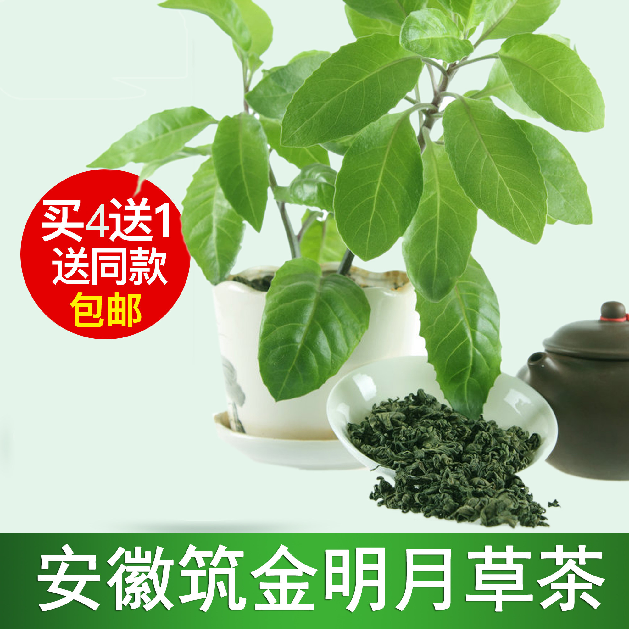 明月草降做活活动价格四盒送一一盒养生茶