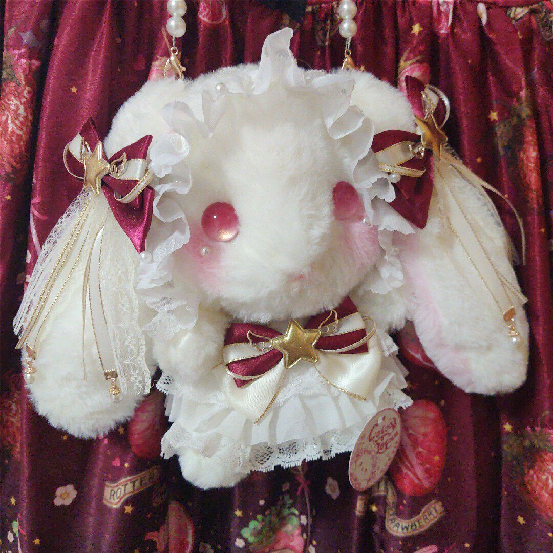 加特林原创洛丽塔斜挎包兔包玩偶可爱礼物毛绒精致通用款女包