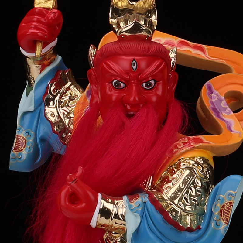 王灵官家居彩绘护法道教火神之神降魔天君神像摆件