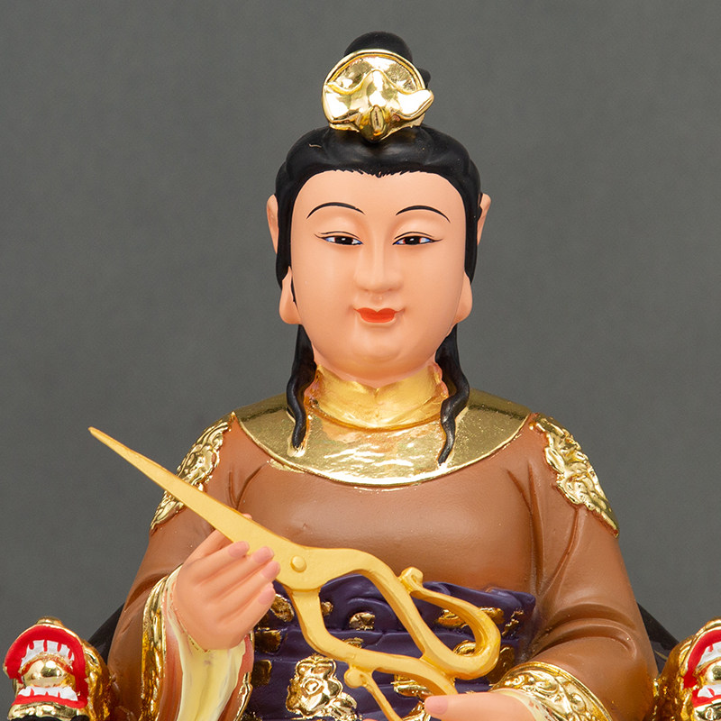 娘娘三霄神像12寸云霄碧霄家用供奉寺庙佛像摆件