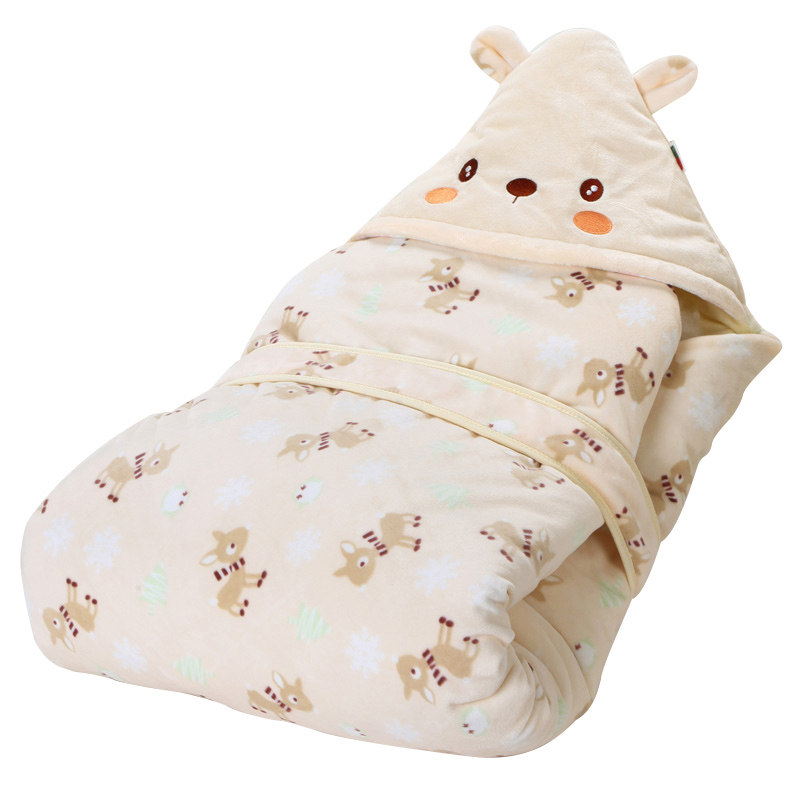 婴儿抱被新生儿包被春秋纯棉初生襁褓小被子宝宝用品防惊跳包裹被