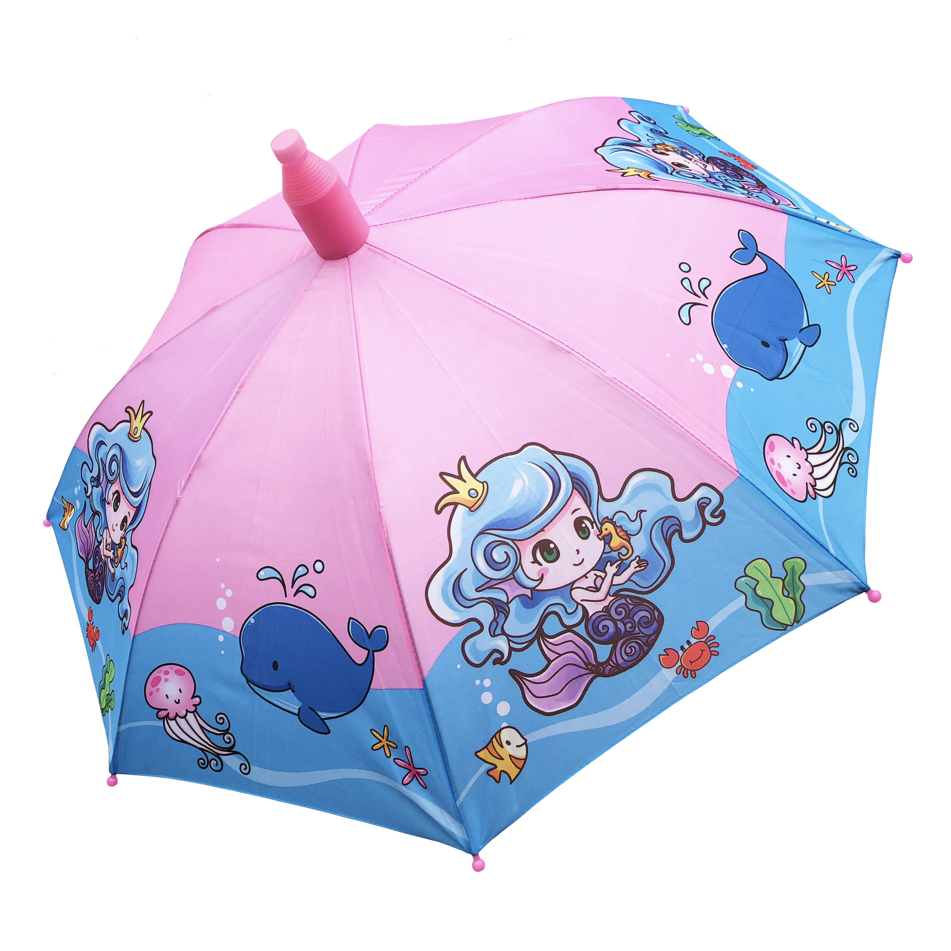 儿童雨伞男女童小学生自动安全幼儿园小孩子公主宝宝防水套晴雨伞