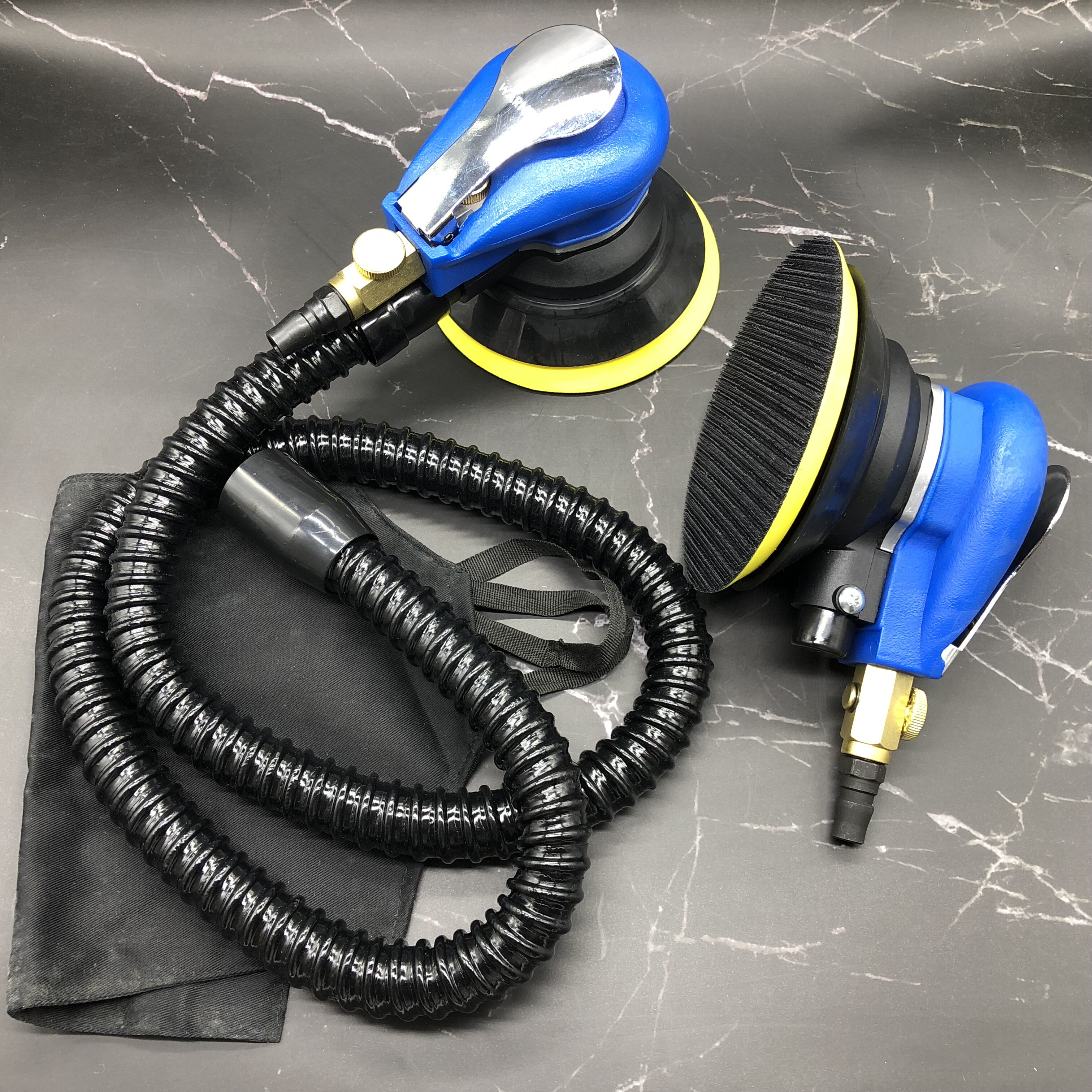 4寸汽车美容打蜡机气动打磨机5寸砂纸纸机磨光机气磨机气动磨光机