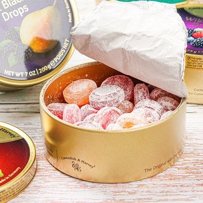 礼盒装夹心德国进口网红嘉云合水果味糖嘉糖喜铁盒硬糖糖果