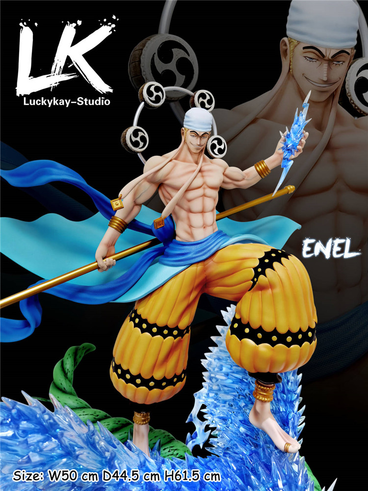 爱漫手办海贼王lk雷神艾尼路限量手办gk现货