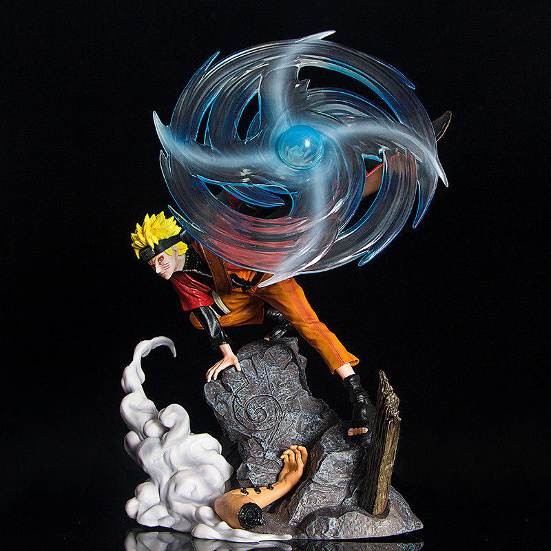 火影忍者gk蛤蟆仙人鸣人手办大型漩涡螺旋丸雕像手办