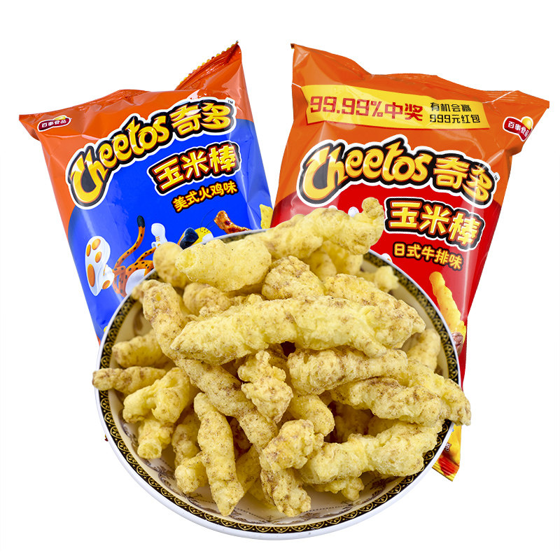 奇多粟米棒 日式牛排味休闲食品零食小吃膨化食品下午茶零食60g