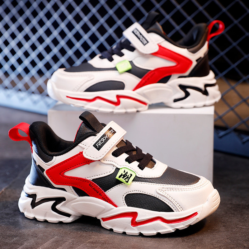 中大童鞋子网儿童运动鞋小男孩休闲鞋透气男童单鞋春运动鞋