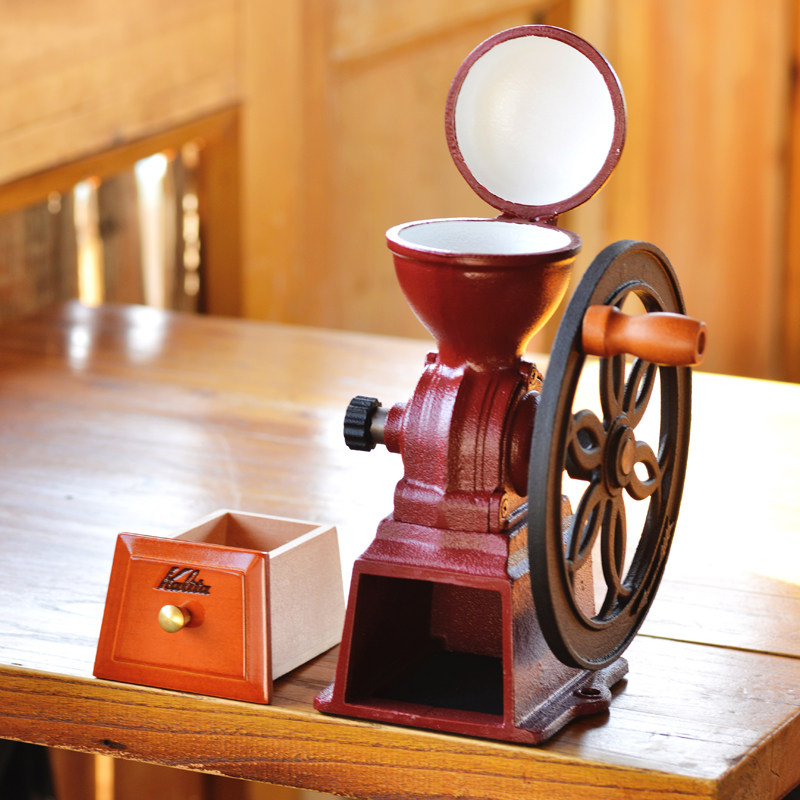 日本限量kalita手磨咖啡机手摇磨豆机咖啡研磨机咖啡豆磨豆机