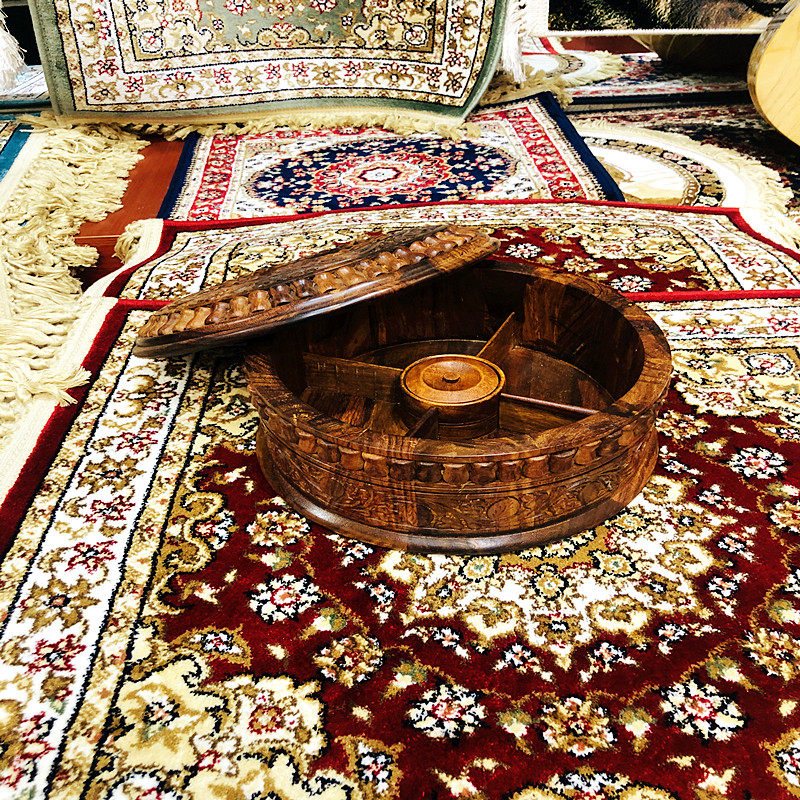 巴基斯坦特色手工艺品精品干果盒核桃木新品特价礼品巴基斯坦特色