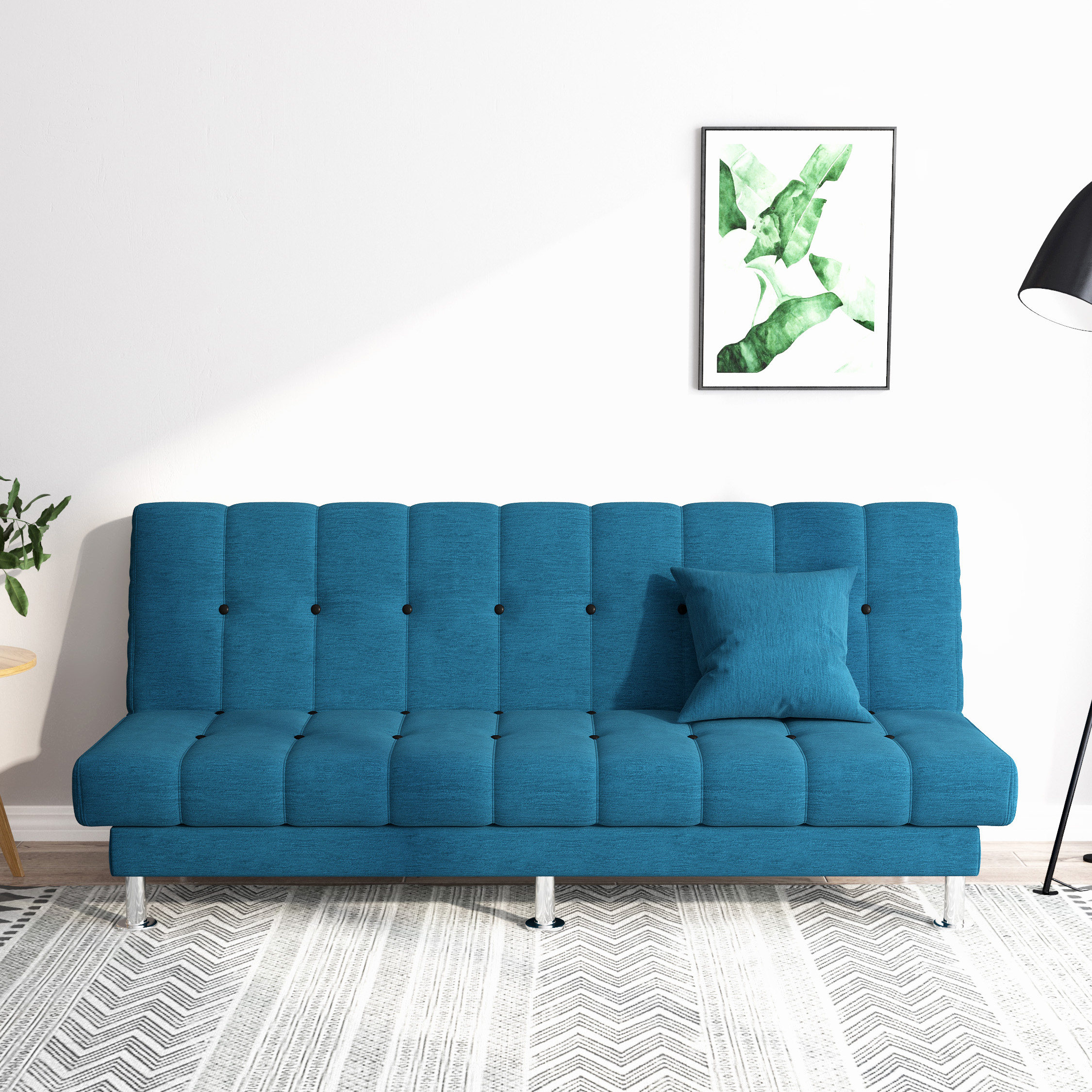 沙发床出租房两用可折叠双人简易小沙发布艺懒人沙发小户型沙发