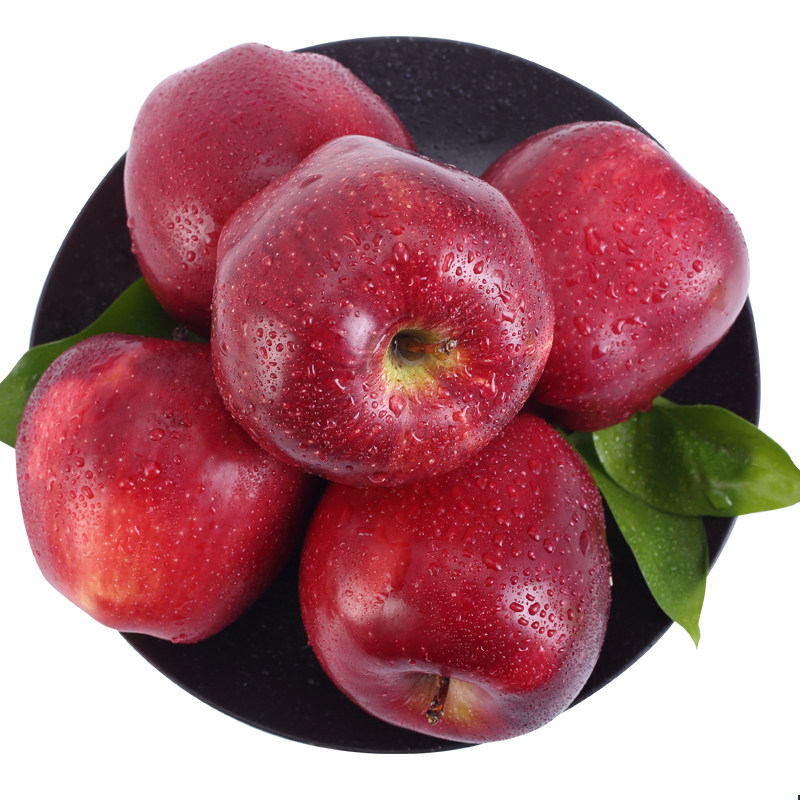 彬州高原花牛苹果粉红五星新鲜水果食用蛇果苹果