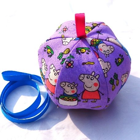 幼儿园游戏亲子布艺布球六片流星幼儿玩具沙包沙包