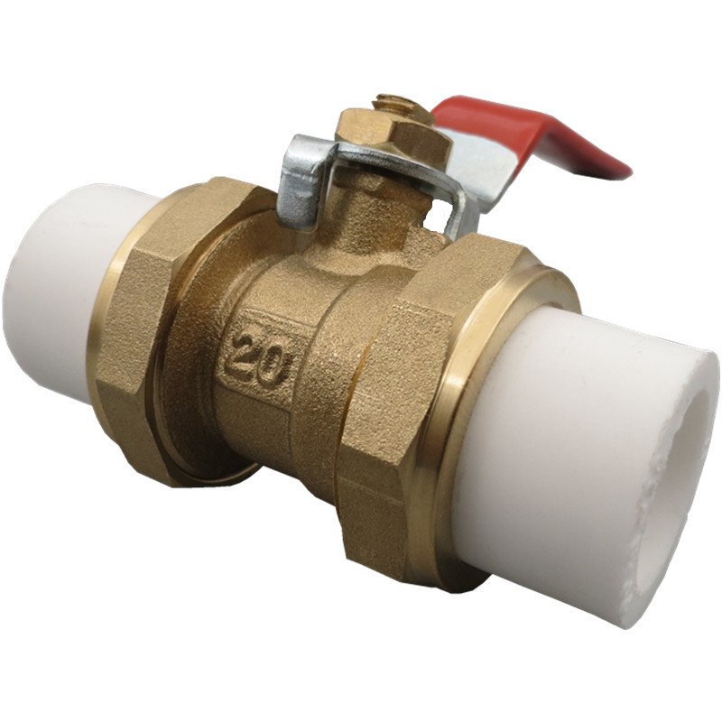 ppr管道全铜1寸水管暖气开关阀门双活6分球阀