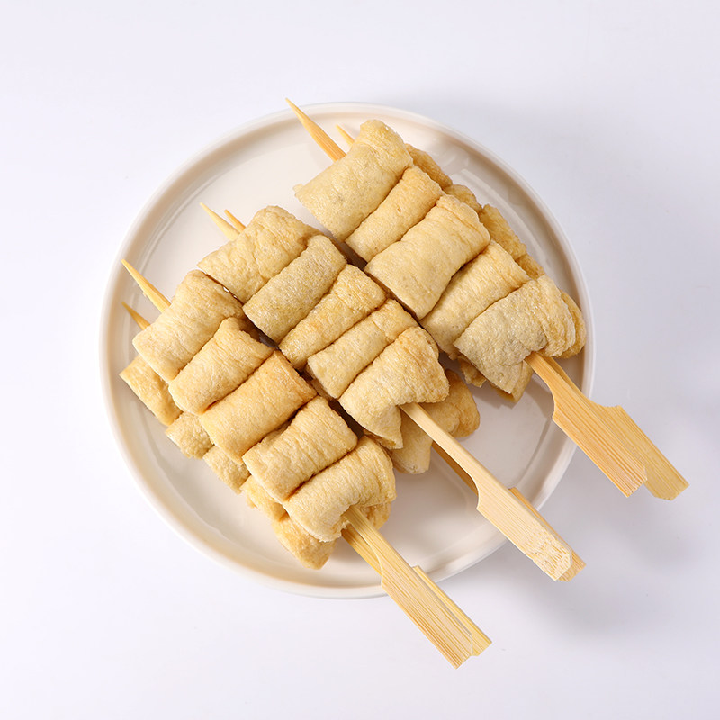 风琴豆皮串200g日式关东煮食便利店素食火锅麻辣烫千张