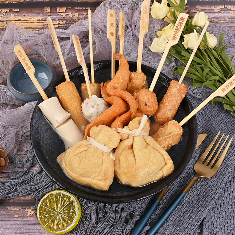 关东煮年糕福袋10枚 糯米粘糕豆捞火锅食材 豆腐包丸子家庭速食装