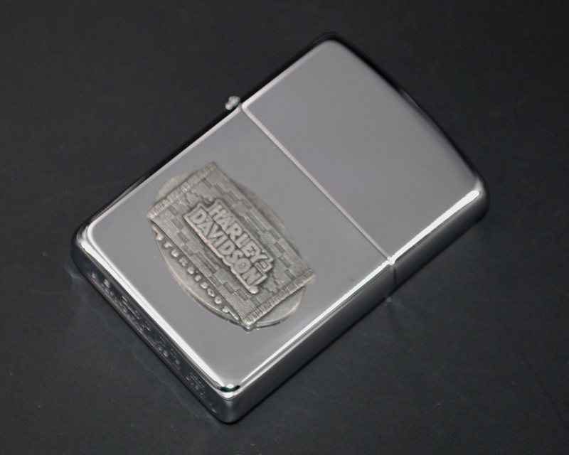 哈雷原装正品zippo芝宝打火机绝版1995年标志会员机zippo