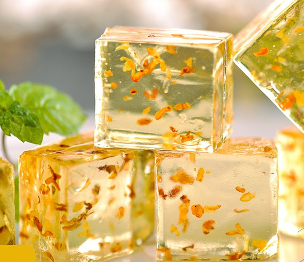 凉糕水晶桂花糕点糯米米糕东北水果打糕点心传统中式糕点