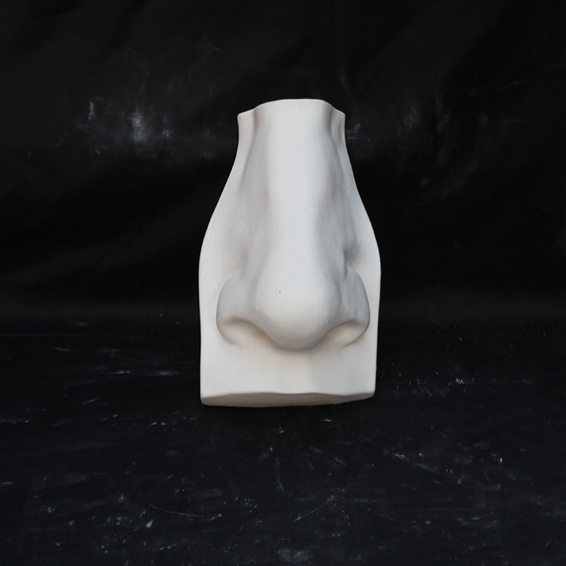 五官石膏实面大卫鼻子耳朵素描美术画室教具石膏像