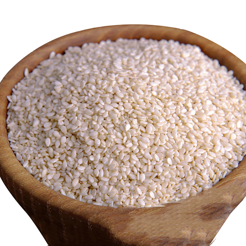 5件包邮农家白芝麻脱壳蒸熟干货