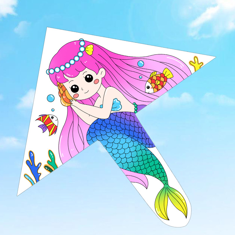 易飞涂鸦绘画包绘画材料diy2022年微风新款风筝风筝