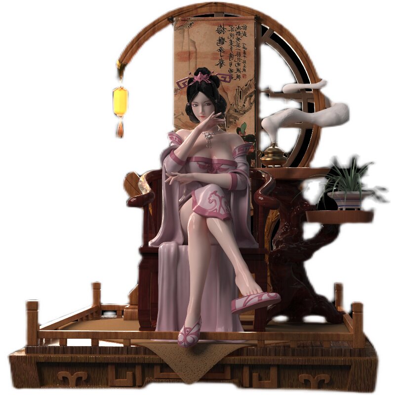 魔改gk十字工作室ironcrossstudios貂蝉雕像手办手办