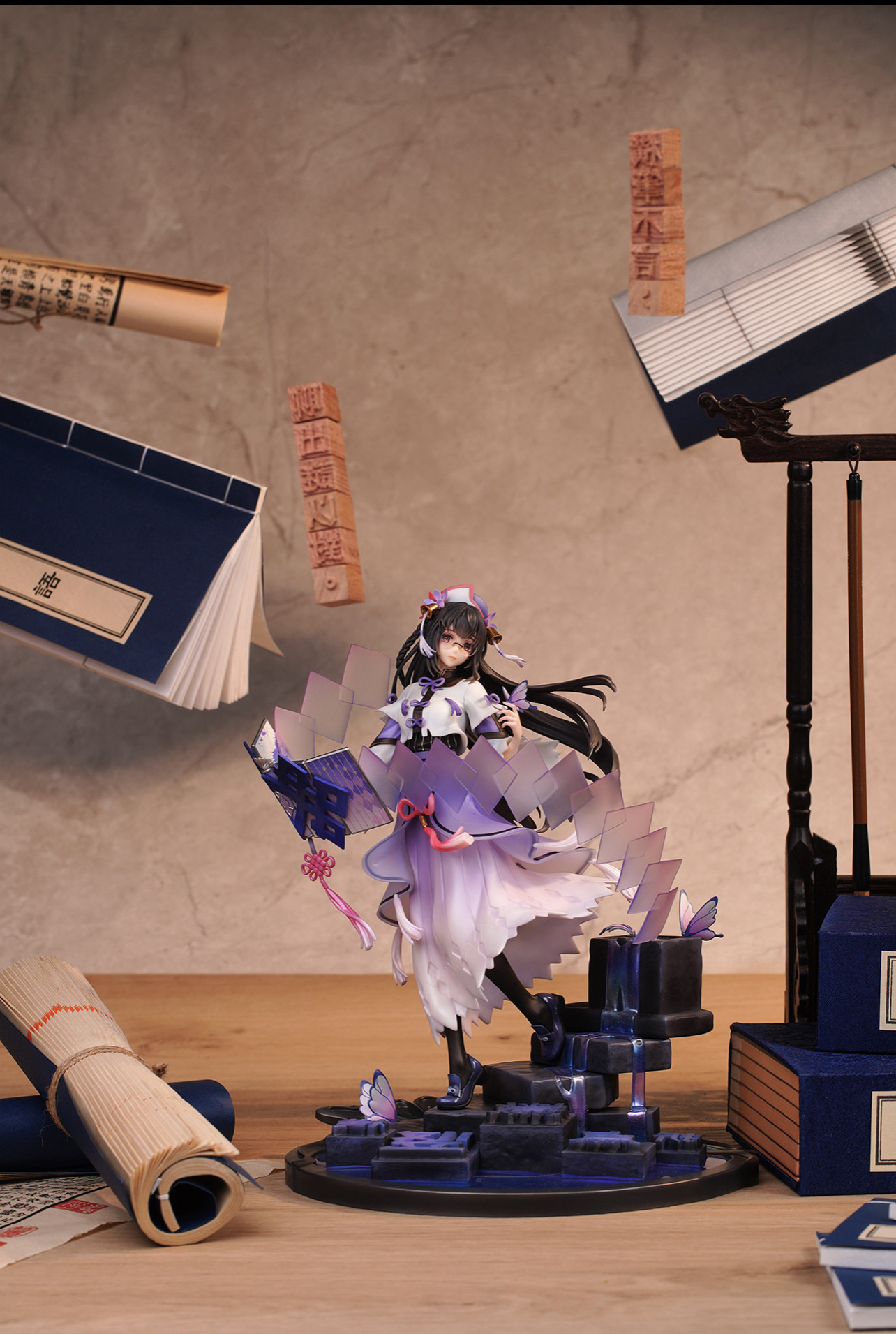 魔代myethos镜叔横竖撇点折叶岚古风国漫正版手办手办