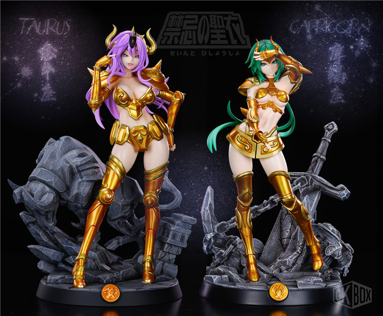 魔改gk圣斗士gkbox禁忌圣衣金牛座摩羯座雕像手办手办