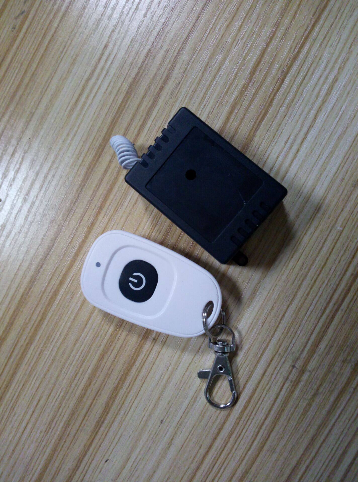 6v12v24v220v单路无线遥控开关鸭蛋型单键遥控器门禁灯具遥控开关