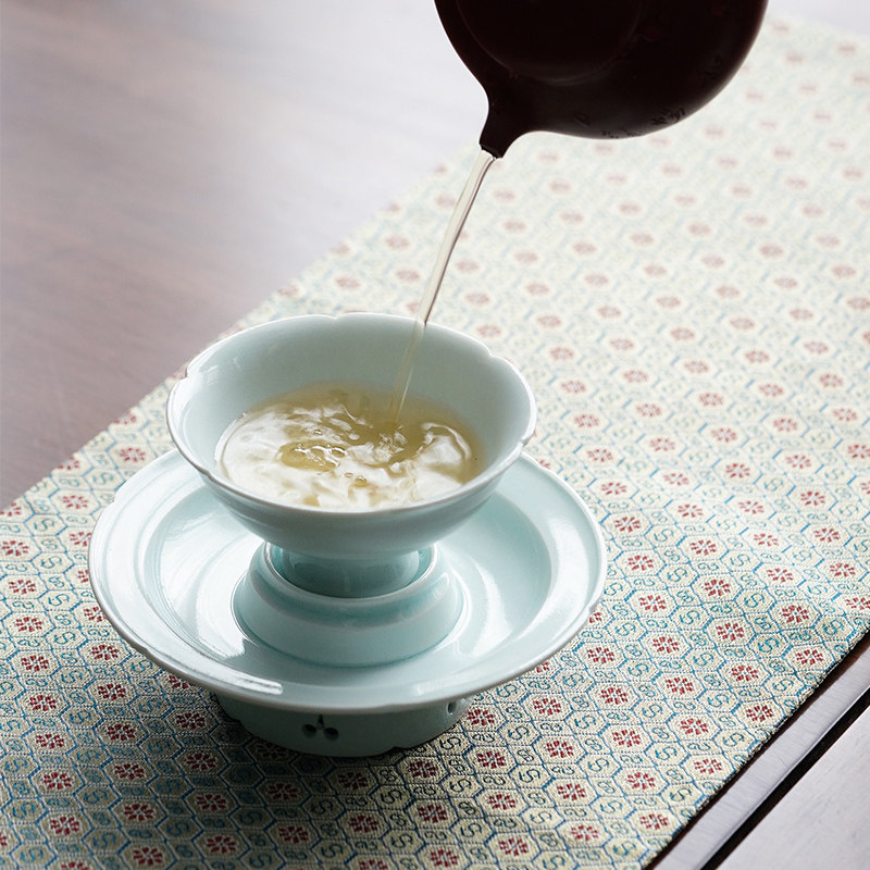 一禅葵口功夫茶功夫主人高足单杯杯盏手工茶盏茶杯