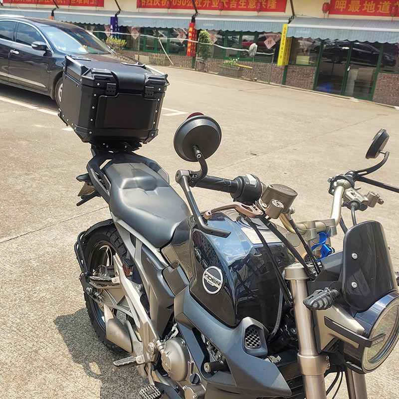 启典kd150g1g2原厂货架尾箱架铝合金尾箱43l靠背内衬摩托车尾箱