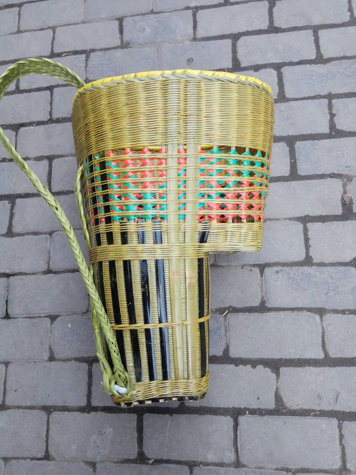 背篓竹编小孩宝宝竹制品竹篓手工竹编