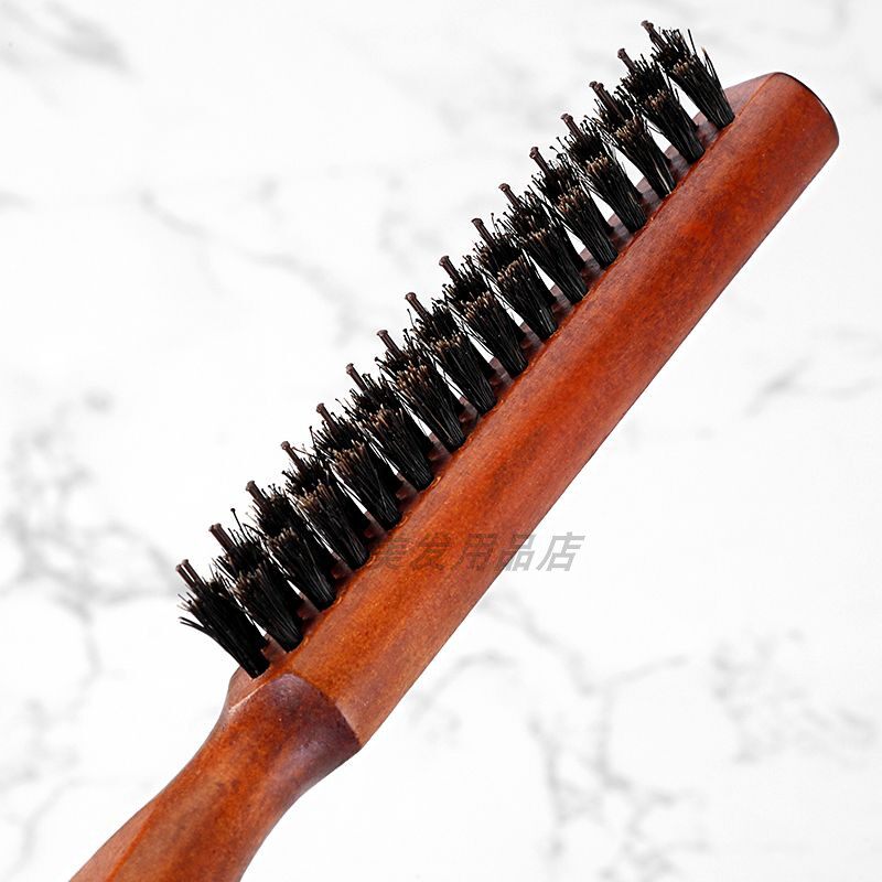 美妆卷发三排蓬松美发鬃毛造型猪鬃包发梳梳子梳子