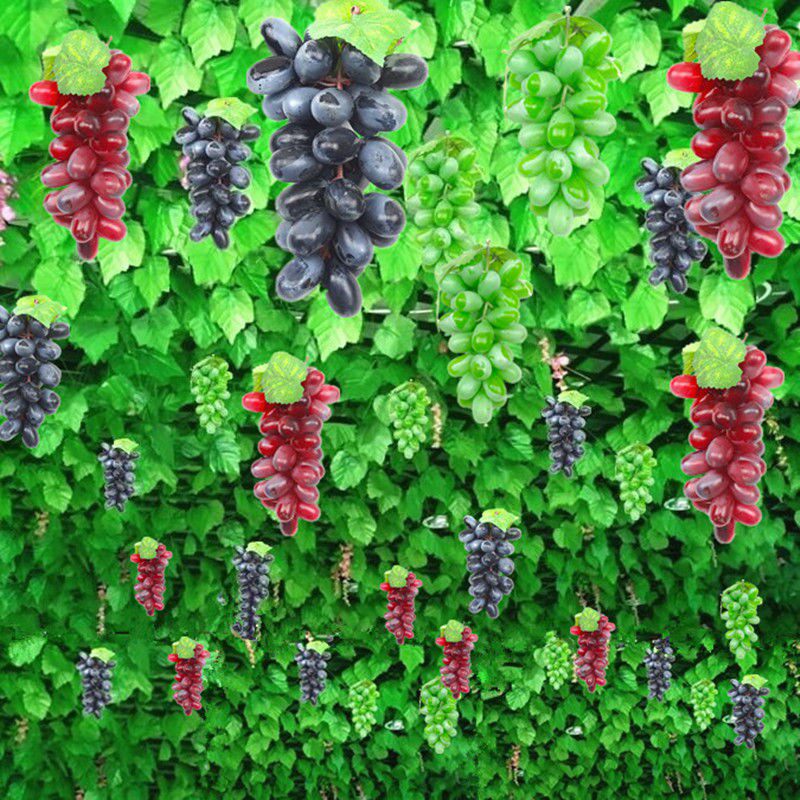 假花绿叶藤条仿真葡萄叶假树叶塑料藤蔓室内仿真绿植